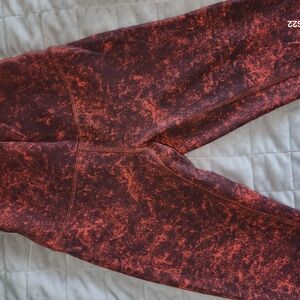 Stylish Red and Black Leggings